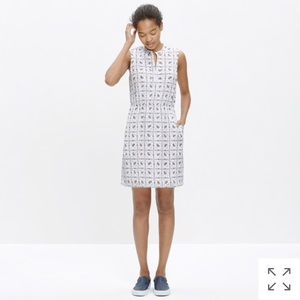 Madewell Silk Picnic Paisley Dress, Size 2